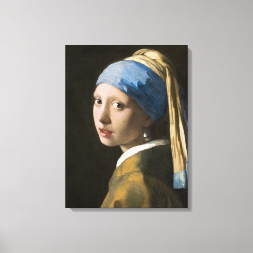 Girl with a Pearl Earring by Johannes Vermeer Canvas Print