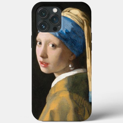 Girl with a Pearl Earring by Johannes Vermeer iPhone 13 Pro Max Case