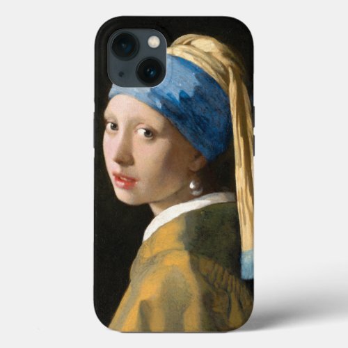 Girl with a Pearl Earring by Johannes Vermeer iPhone 13 Case