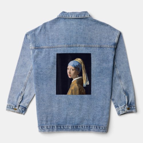 Girl with a Pearl Earring by Johannes Vermeer  Denim Jacket