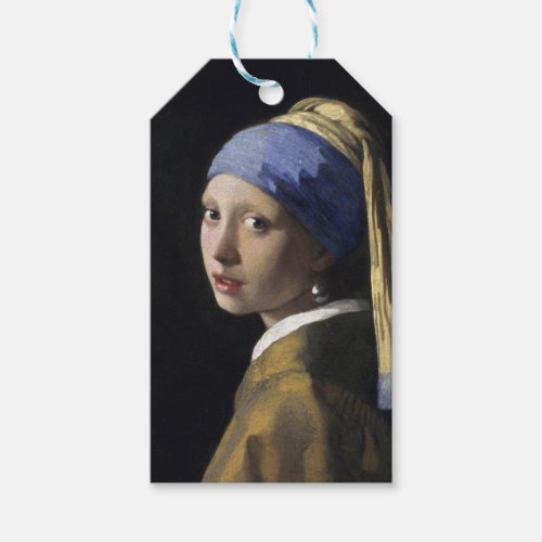 Girl with a Pearl Earring by Johannes Vermeer Gift Tags