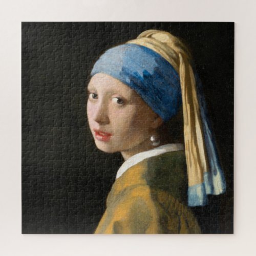 Girl with a Pearl Earring by Johannes Vermeer Jigsaw Puzzle