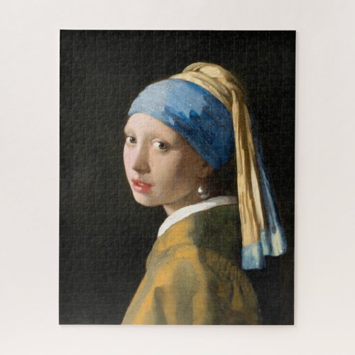 Girl with a Pearl Earring by Johannes Vermeer Jigsaw Puzzle