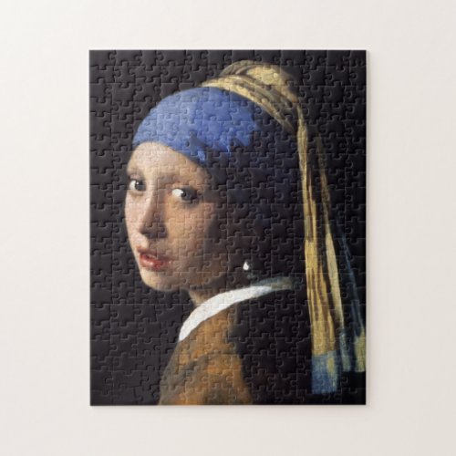 Girl With A Pearl Earring by Johannes Vermeer Jigsaw Puzzle