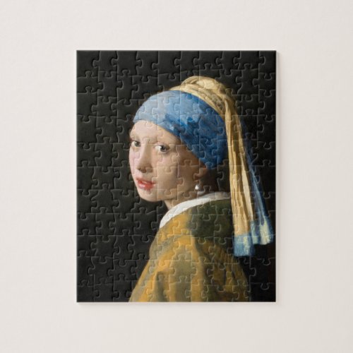 Girl with a Pearl Earring by Johannes Vermeer Jigsaw Puzzle