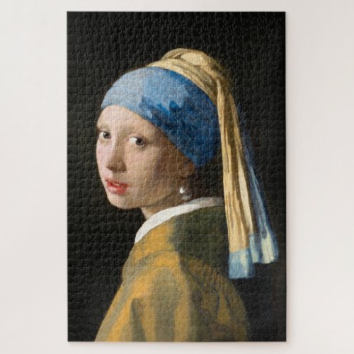 Girl with a Pearl Earring by Johannes Vermeer Jigsaw Puzzle