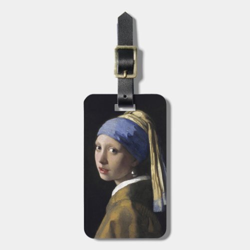 Girl with a Pearl Earring by Johannes Vermeer Luggage Tag