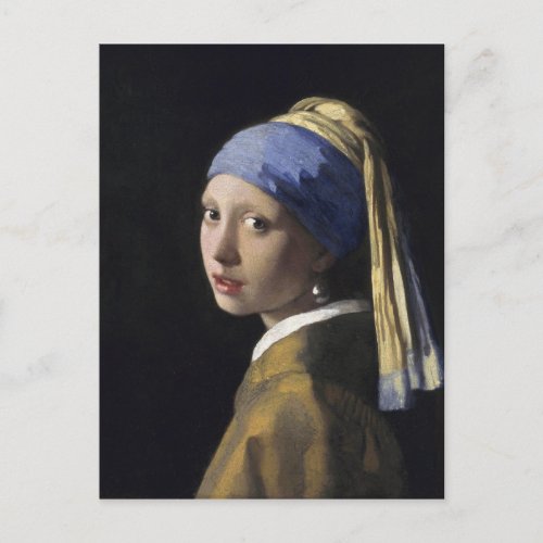 Girl with a Pearl Earring by Johannes Vermeer Postcard