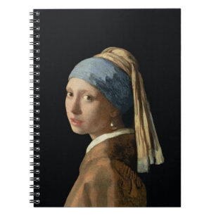 Girl with a Pearl Earring, c.1665-6 (oil on canvas Notebook