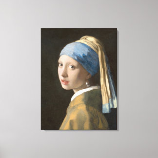 Girl with a pearl earring canvas print