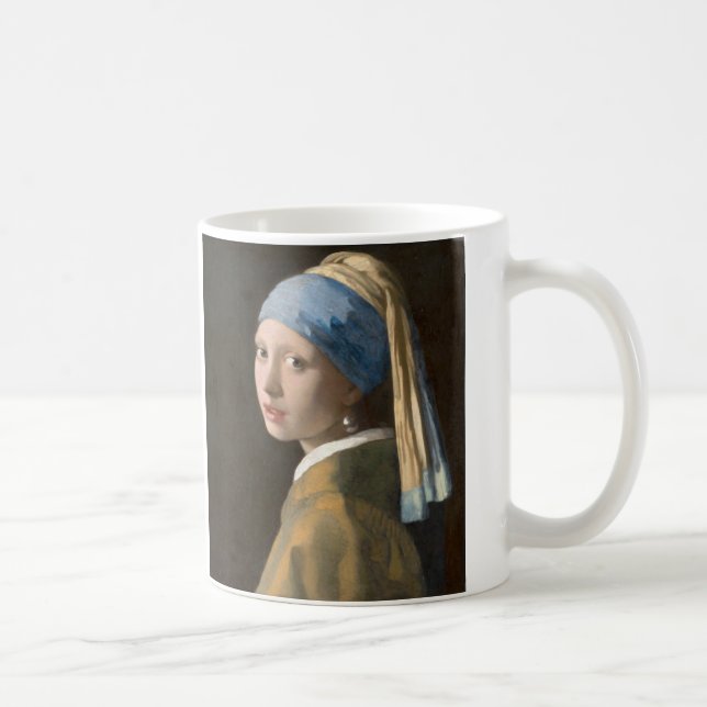 Girl with a Pearl Earring Coffee Mug (Right)