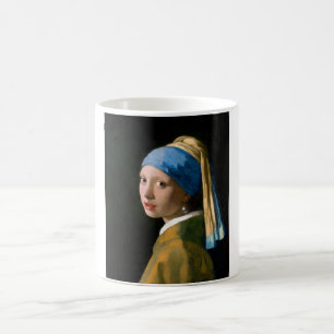 Girl with a Pearl Earring, Johannes Vermeer, 1665 Coffee Mug