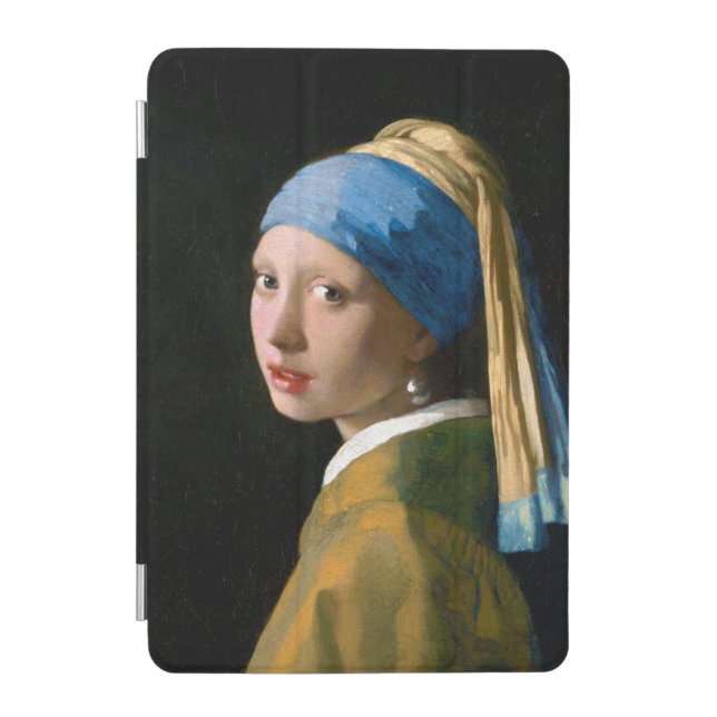 Girl with a Pearl Earring, Johannes Vermeer, 1665 iPad Mini Cover (Front)