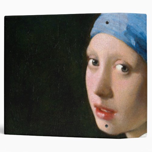 Girl with a Pearl Earring Johannes Vermeer 3 Ring Binder