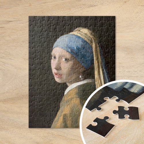 Girl with a Pearl Earring  Johannes Vermeer Jigsaw Puzzle