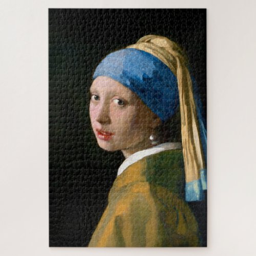 Girl with a Pearl Earring Johannes Vermeer Jigsaw Puzzle