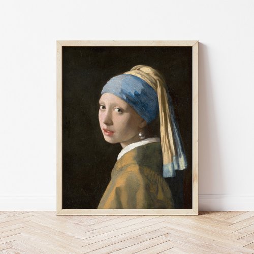 Girl with a Pearl Earring  Johannes Vermeer Poster