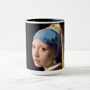 Girl with a Pearl Earring-Johannes Vermeer Small Mug