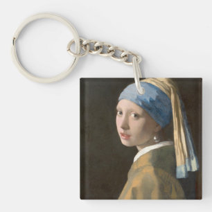 Girl with a Pearl Earring Keychain