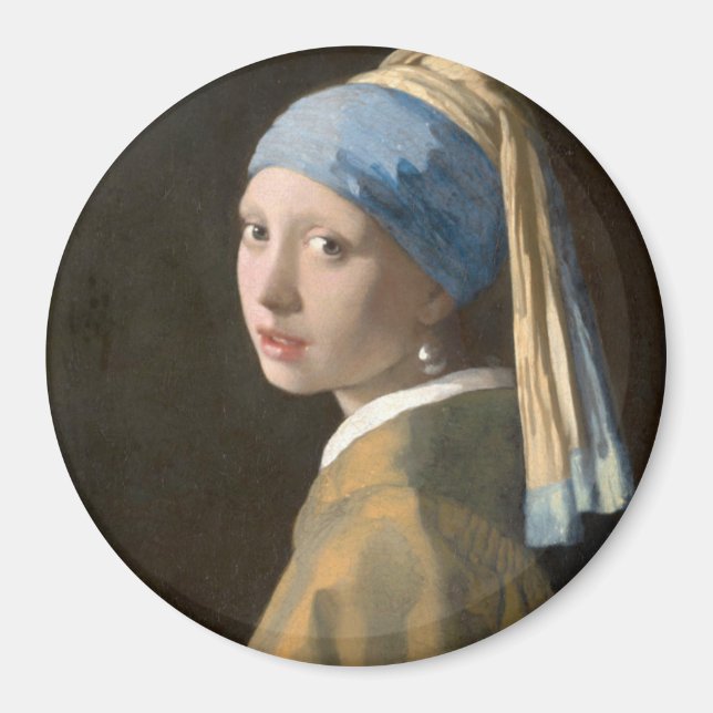 Girl with a Pearl Earring Magnet (Front)
