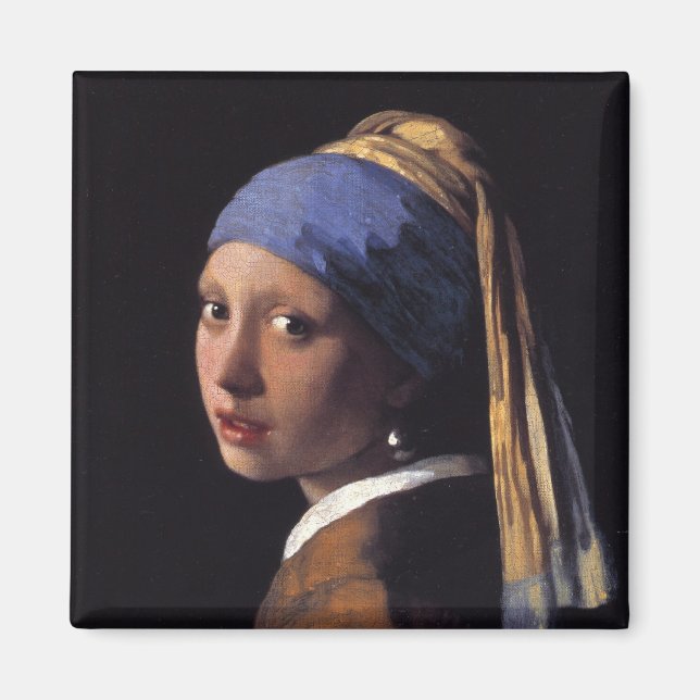 Girl with a Pearl Earring Magnet (Front)