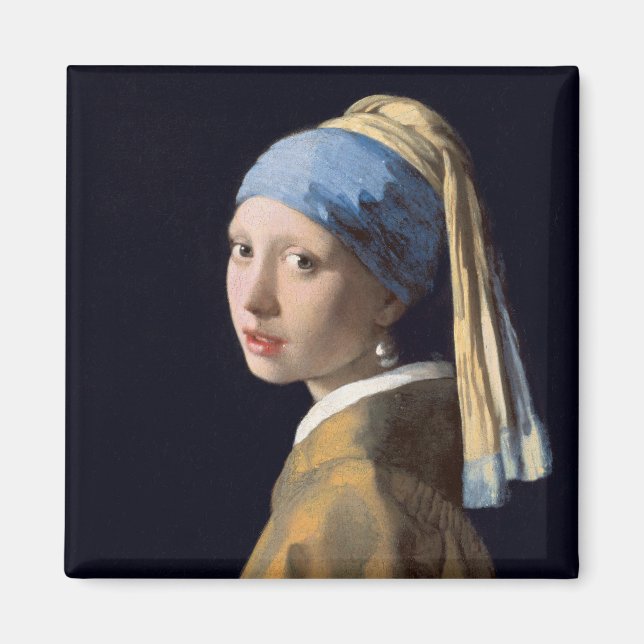 Girl With a Pearl Earring Magnet (Front)