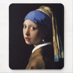 Girl With A Pearl Earring Mouse Pad