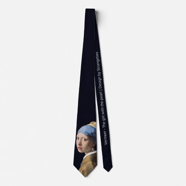Girl with a Pearl Earring Neck Tie (Front)