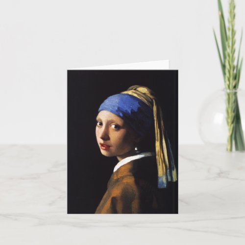 Girl with a Pearl Earring Note Card