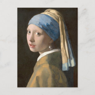 Girl with a Pearl Earring Postcard