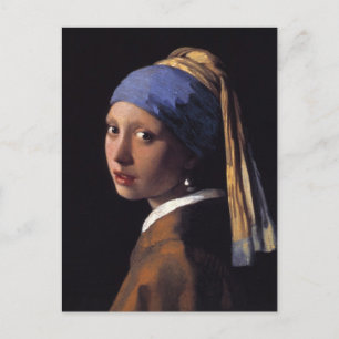 Girl with a Pearl Earring Postcard