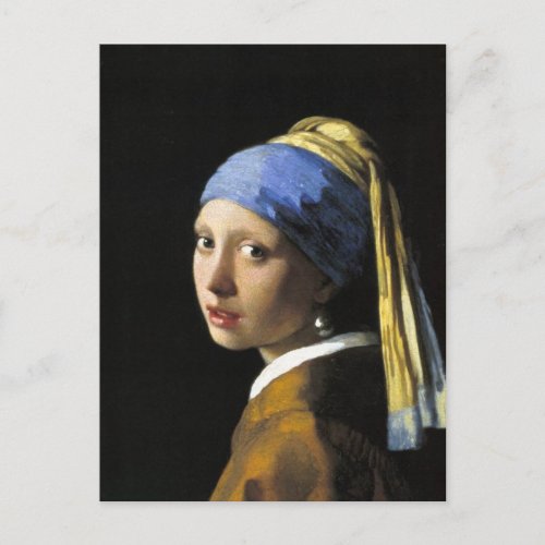 Girl With a Pearl Earring Postcard