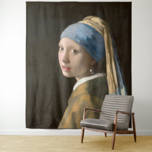 Girl with a pearl earring tapestry