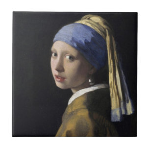 Girl with a Pearl Earring Tile