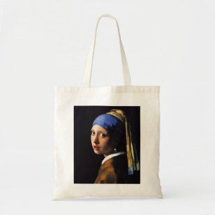 Girl with a Pearl Earring Tote Bag