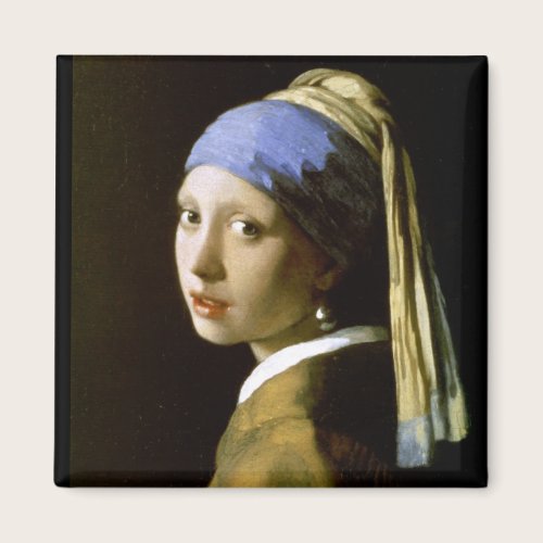 Girl with a Pearl Earring Vermeer Fine Art Magnet Girl with a Pearl Earring Vermeer Fine Art Magnet