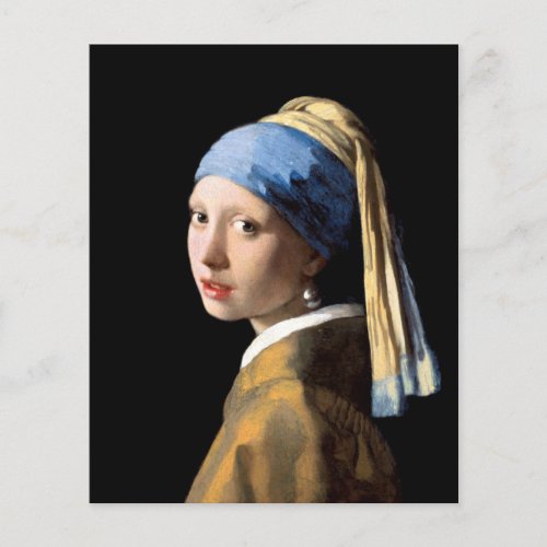 Girl with a Pearl Earring Vermeer Scrapbook Paper