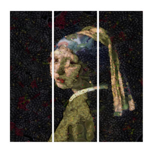 Girl With A Strawberry Earring Fine Art Spoof
