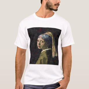 Girl With A Strawberry Earring Fine Art Spoof T-Shirt