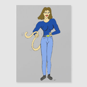 girl with a tail