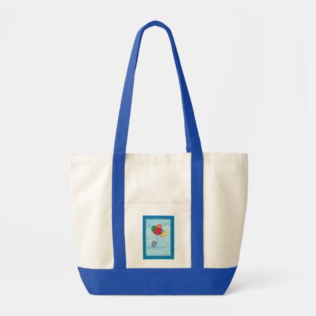 Girl with Balloons - Kids Art for CHOC Tote Bag (Front)