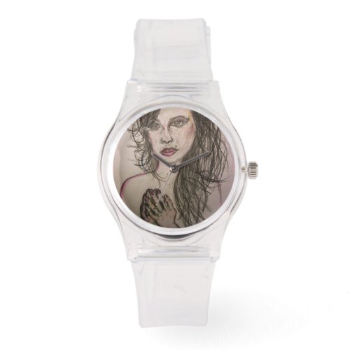 girl with beehive hair praying watch