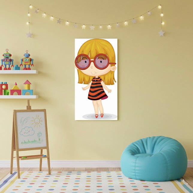 Girl With Big Glasses Poster (Creator Uploaded)