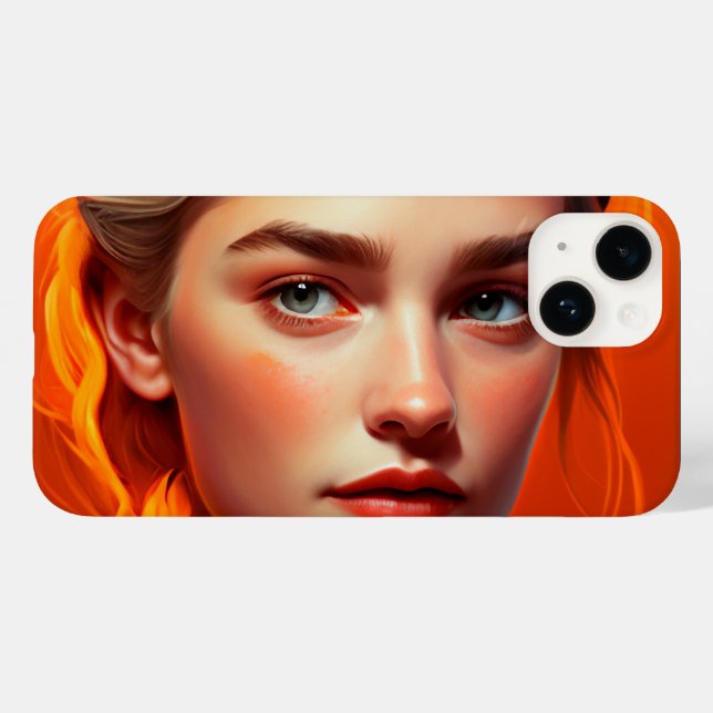 Girl with blue eyes Case-Mate iPhone case (Back (Horizontal))