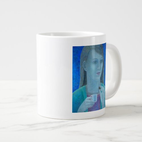 Girl with Chocolate 2011 Giant Coffee Mug