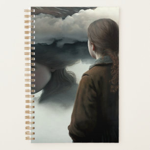 Girl with Clouds Planner