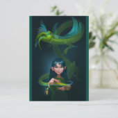 Girl with dragon (Standing Front)