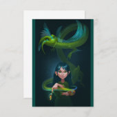 Girl with dragon (Front/Back)