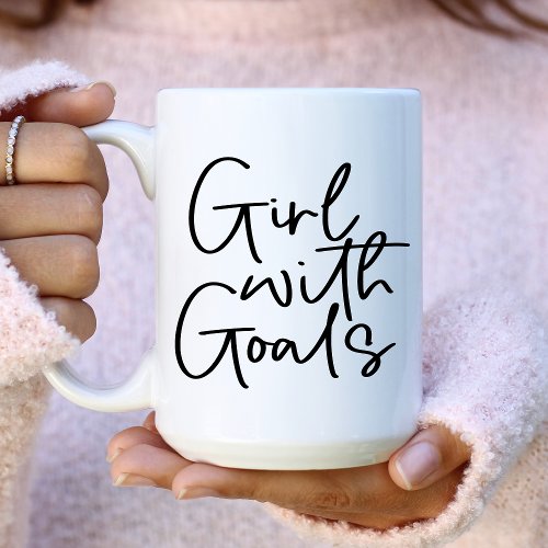 Girl With Goals Coffee Mug