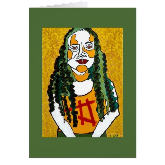 Girl with Green Hair Cards (Front)